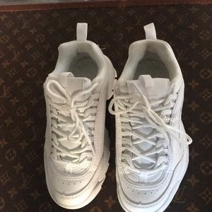 Fila disruptor white sneakers